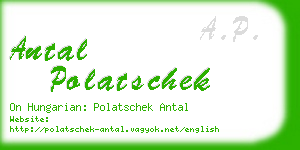 antal polatschek business card